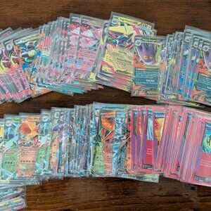 130 Pokémon Card Lot: 60 Mega EX + 70 EX & ACE SPEC